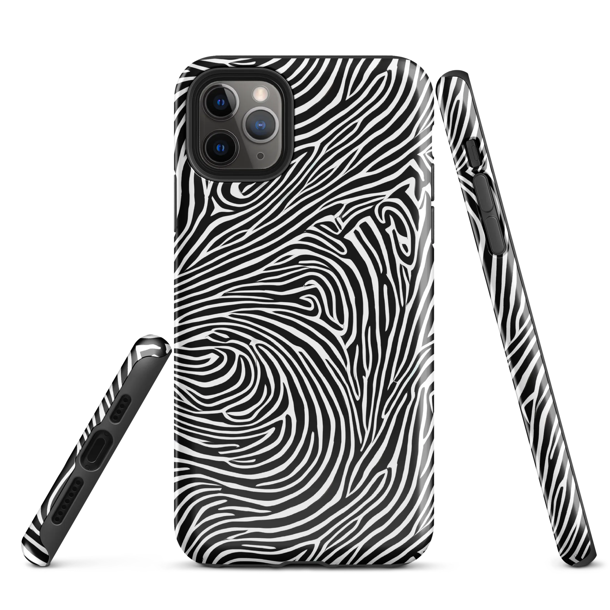 Zebra Current on Tough Case for iPhone® — Front