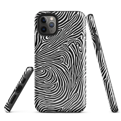 Zebra Current on a Tough Case for iPhone®