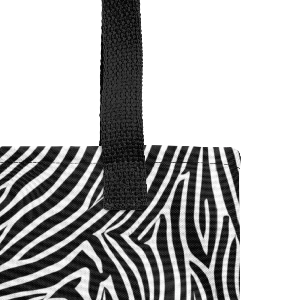 Zebra Current on Tote Bag — Product details