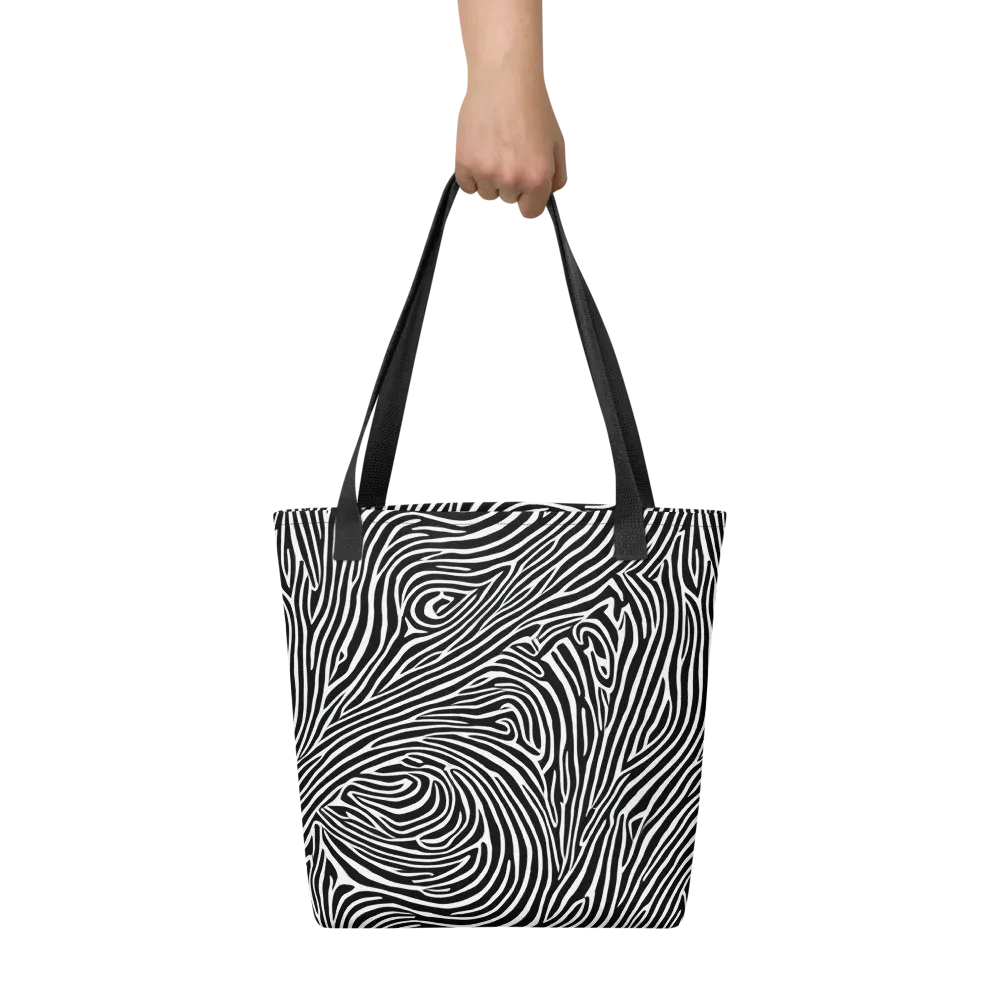 Zebra Current on Tote Bag — Front