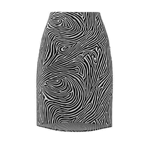 Zebra Current on a Pencil Skirt
