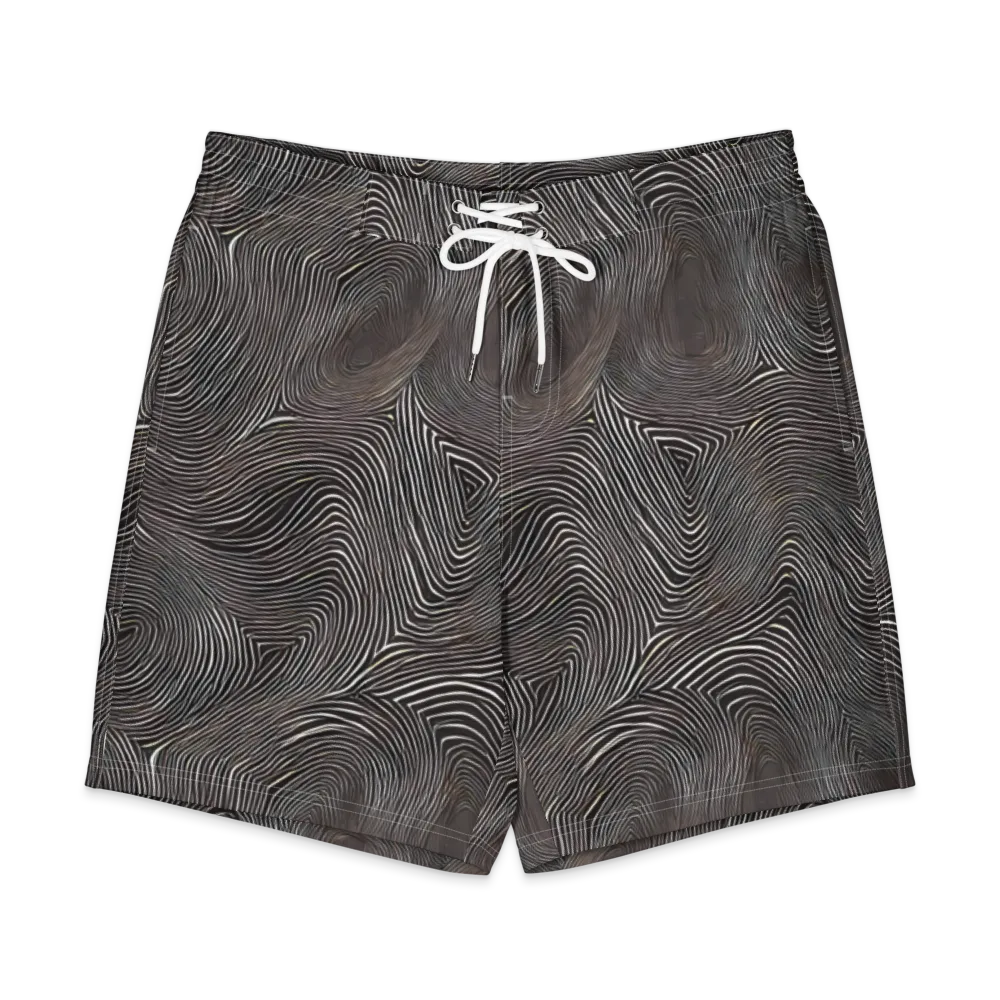 Obsidian Grain on Men's Board Shorts — Front