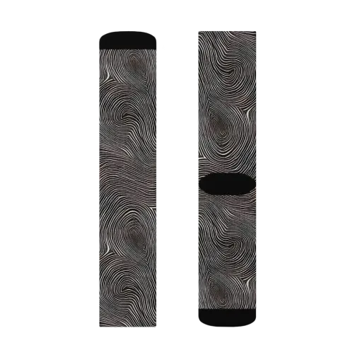 Obsidian Grain on a Socks