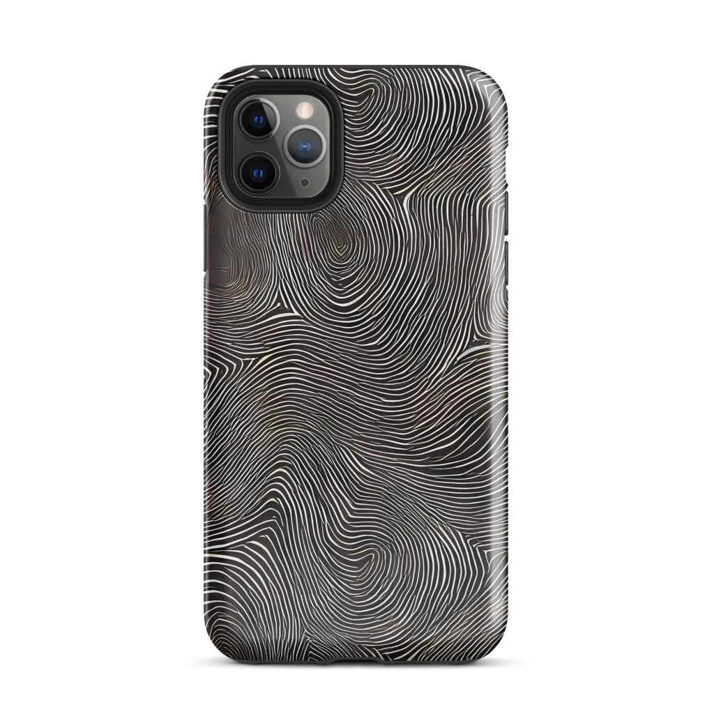 Obsidian Grain on Tough Case for iPhone® — Front