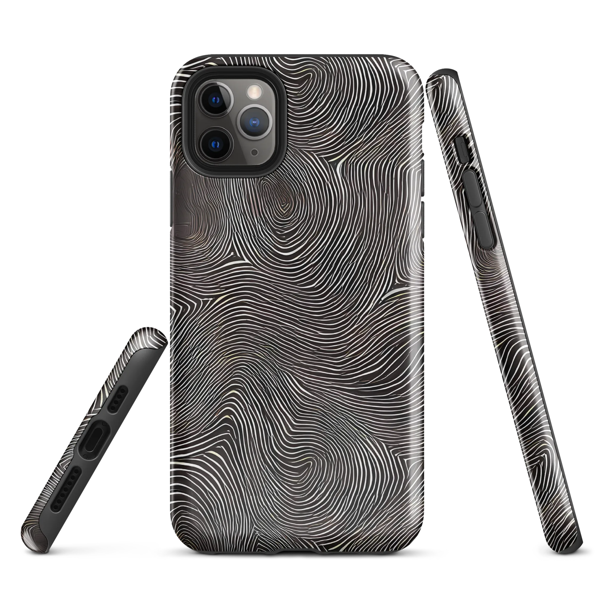 Obsidian Grain on Tough Case for iPhone® — Front