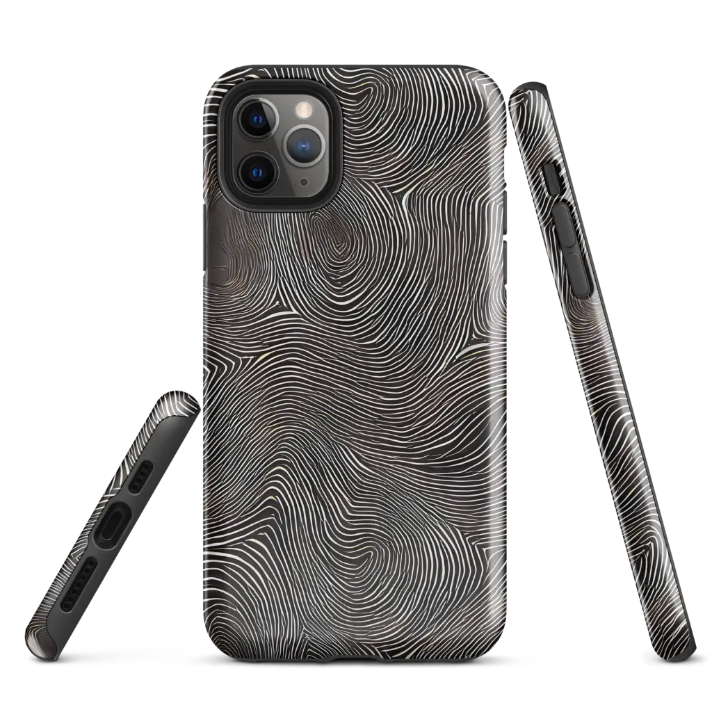 Obsidian Grain on Tough Case for iPhone® — Front