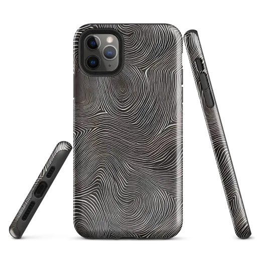Obsidian Grain on a Tough Case for iPhone®