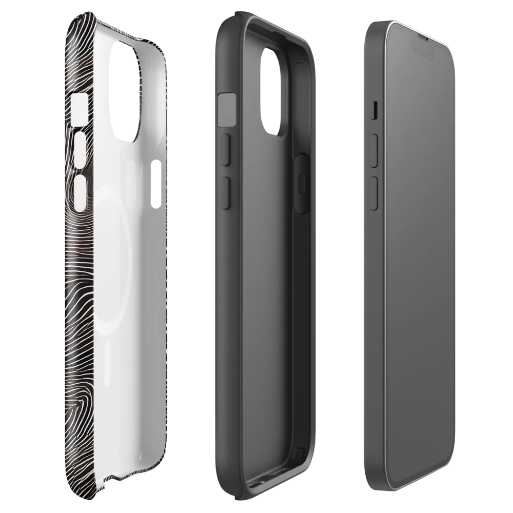 Obsidian Grain on MagSafe Tough Case for iPhone® — Front