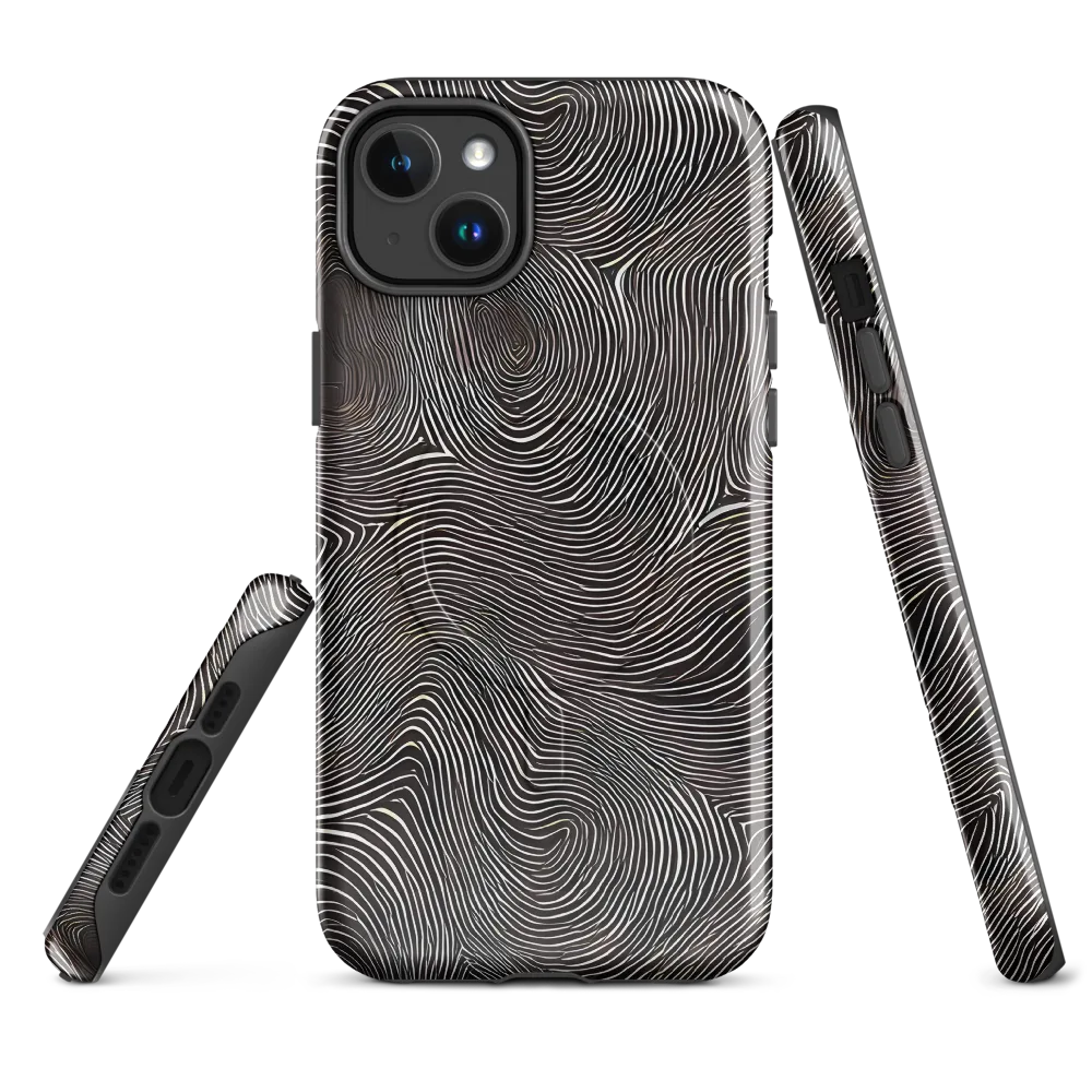 Obsidian Grain on MagSafe Tough Case for iPhone® — Front