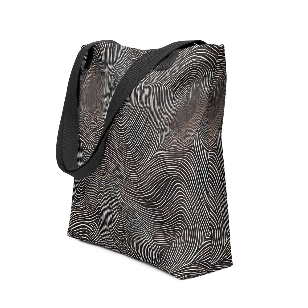 Obsidian Grain on Tote Bag — Front