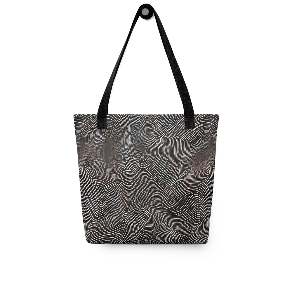 Obsidian Grain on Tote Bag — Front