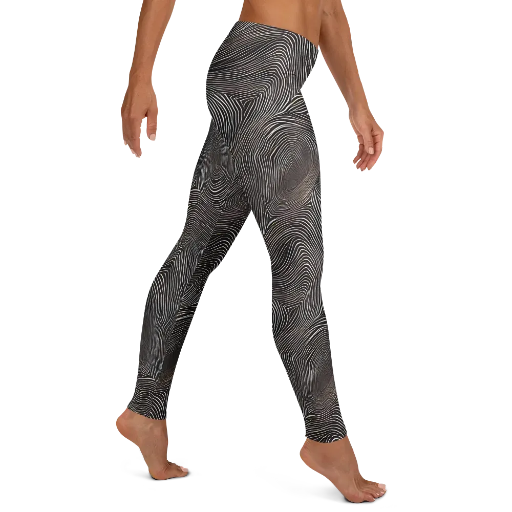 Obsidian Grain on Leggings — Right