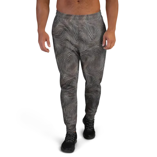 Obsidian Grain on a Men's Joggers