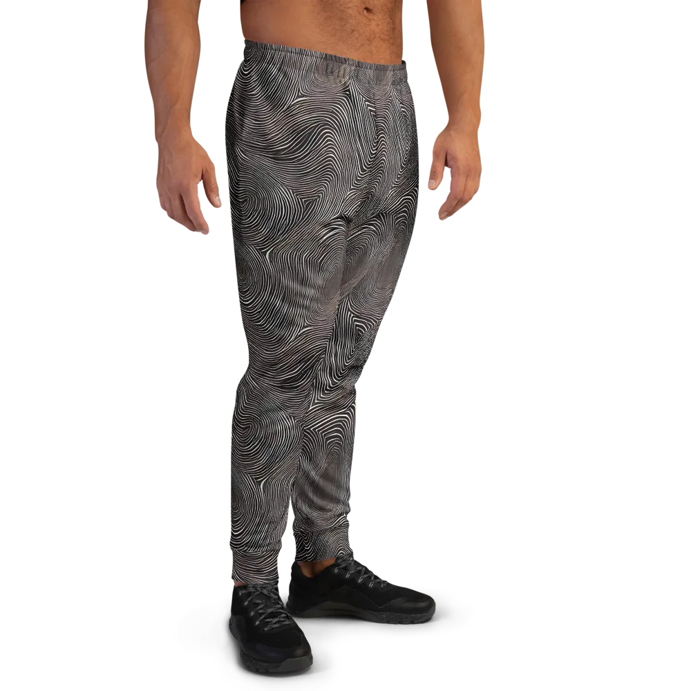 Obsidian Grain on Men's Joggers — Right