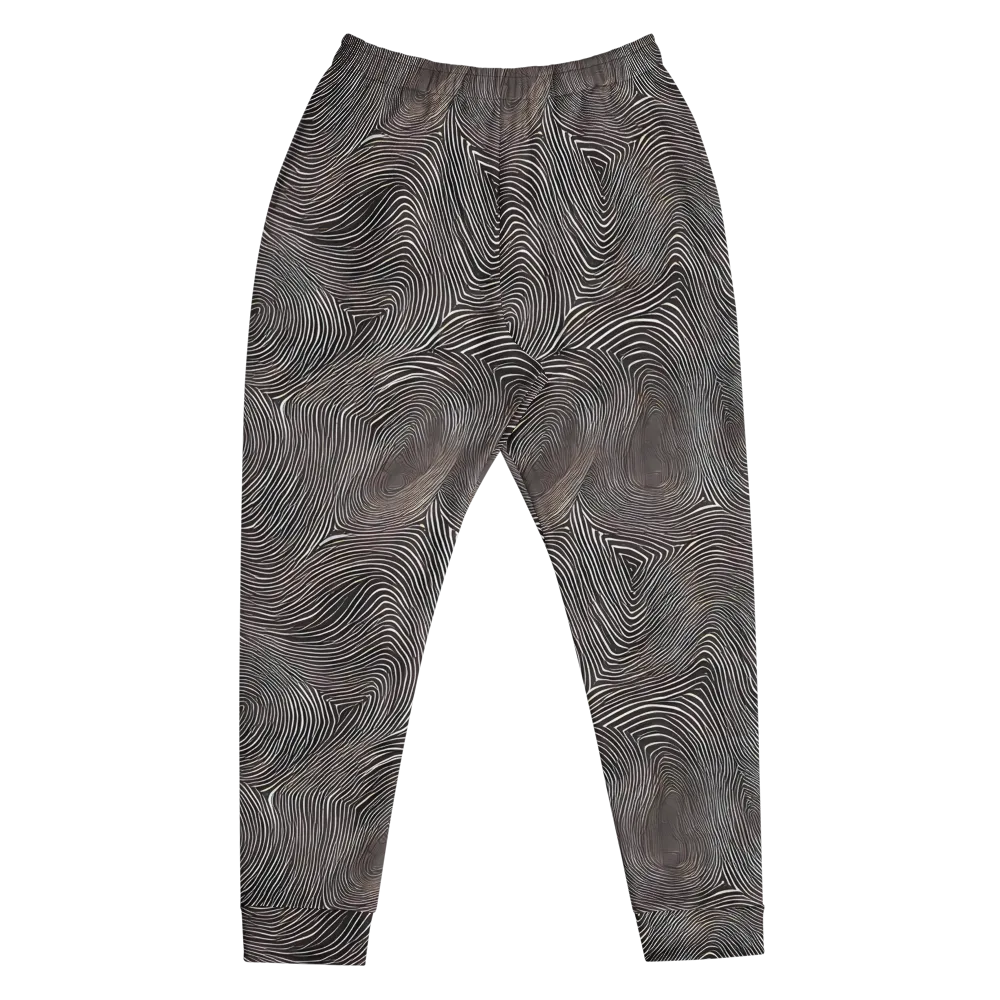 Obsidian Grain on Men's Joggers — Front