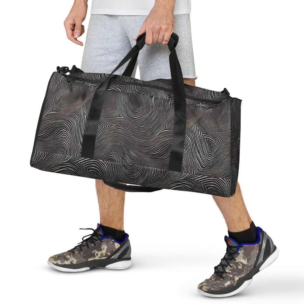 Obsidian Grain on Duffle Bag — Front