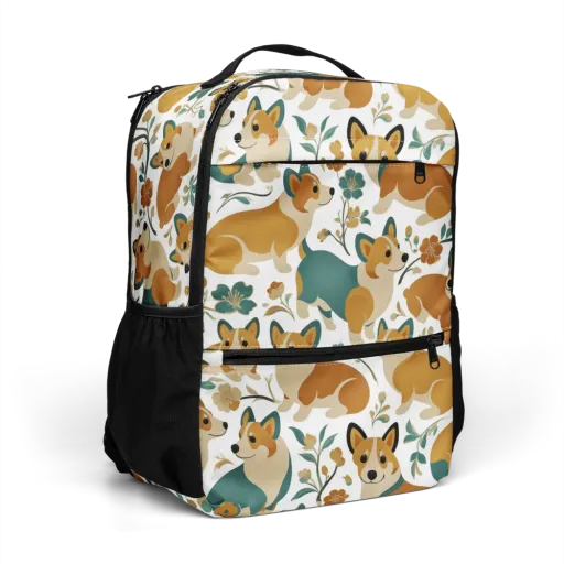 Butterscotch Burrow on a Utility Backpack