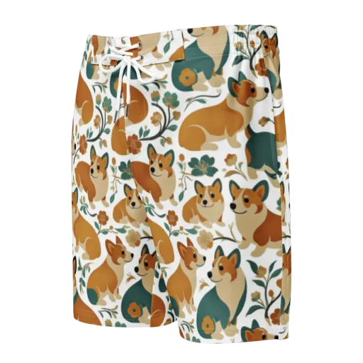 Butterscotch Burrow on a Men's Board Shorts