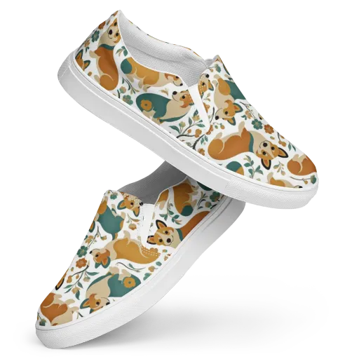 Butterscotch Burrow on a Women's Slip-On Canvas Shoes