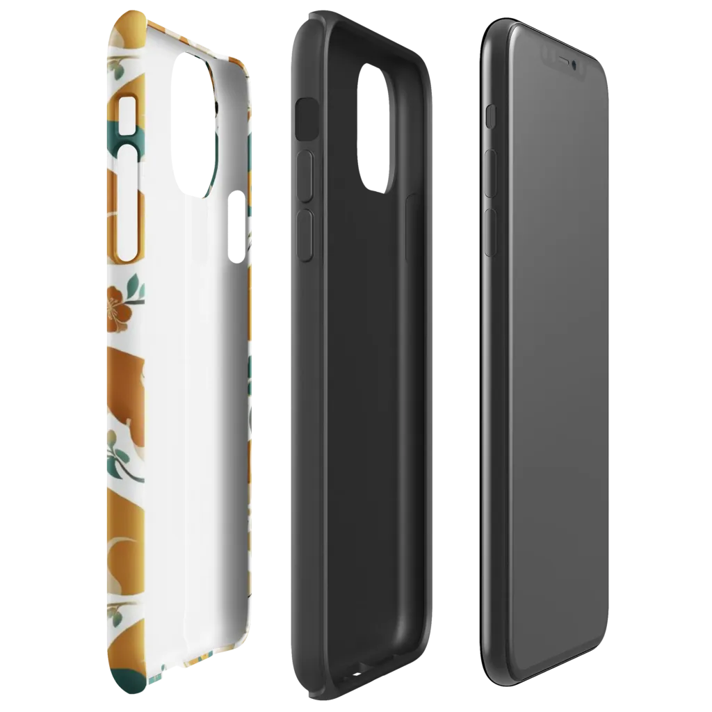 Butterscotch Burrow on Tough Case for iPhone® — Right