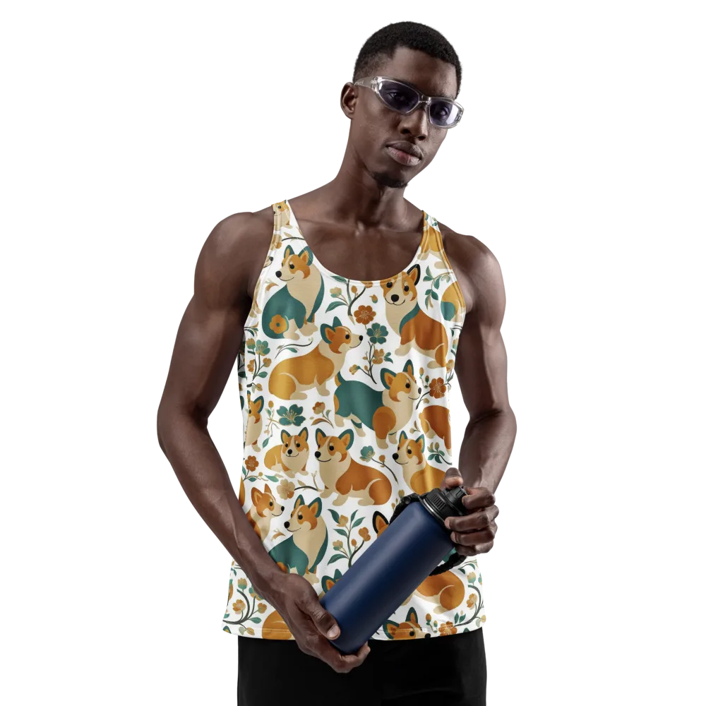 Butterscotch Burrow on Men's Tank Top — Front