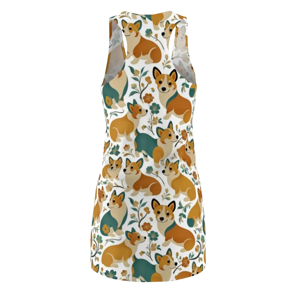 Butterscotch Burrow on Racerback Dress — Back