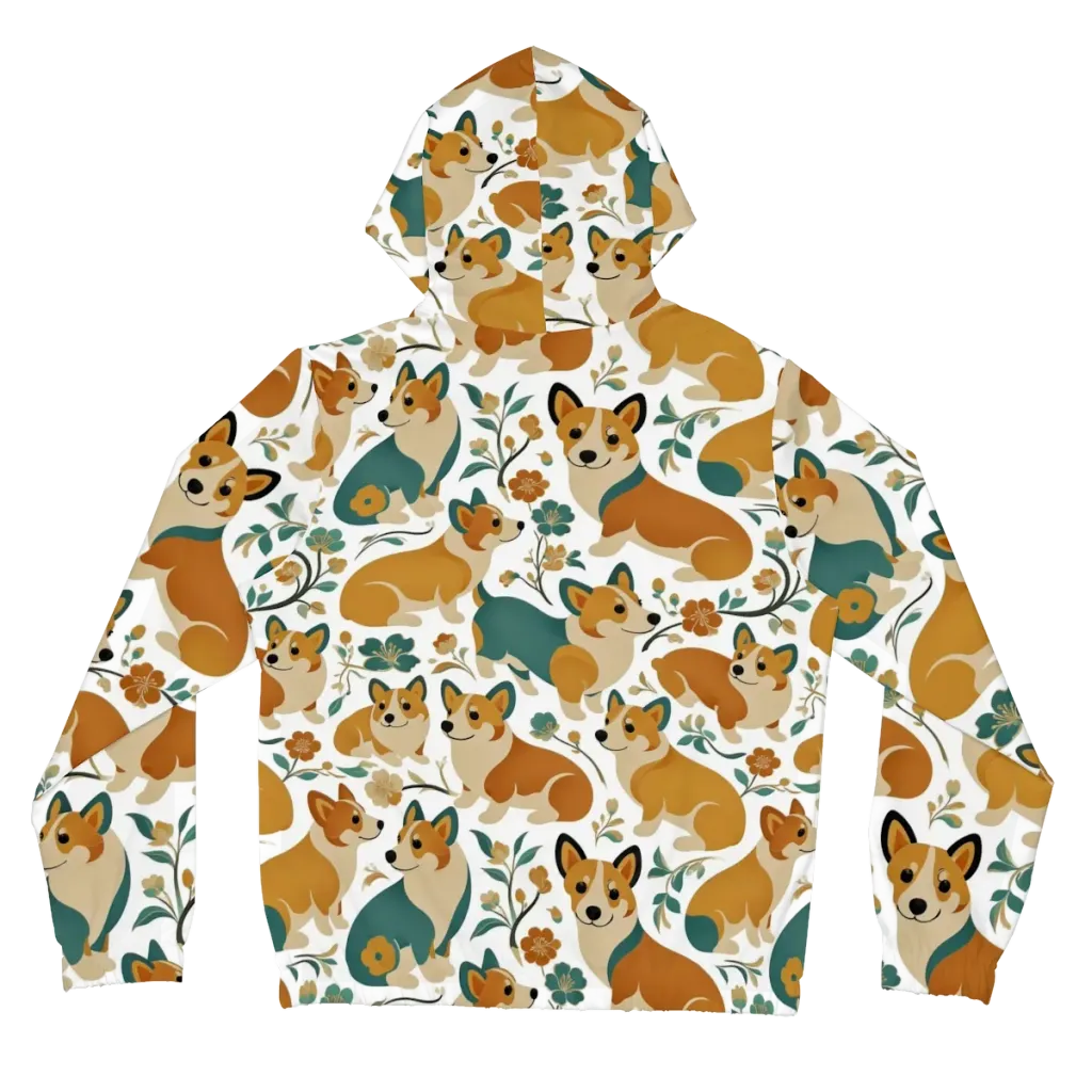Butterscotch Burrow on Women's Full-Zip Hoodie — Back