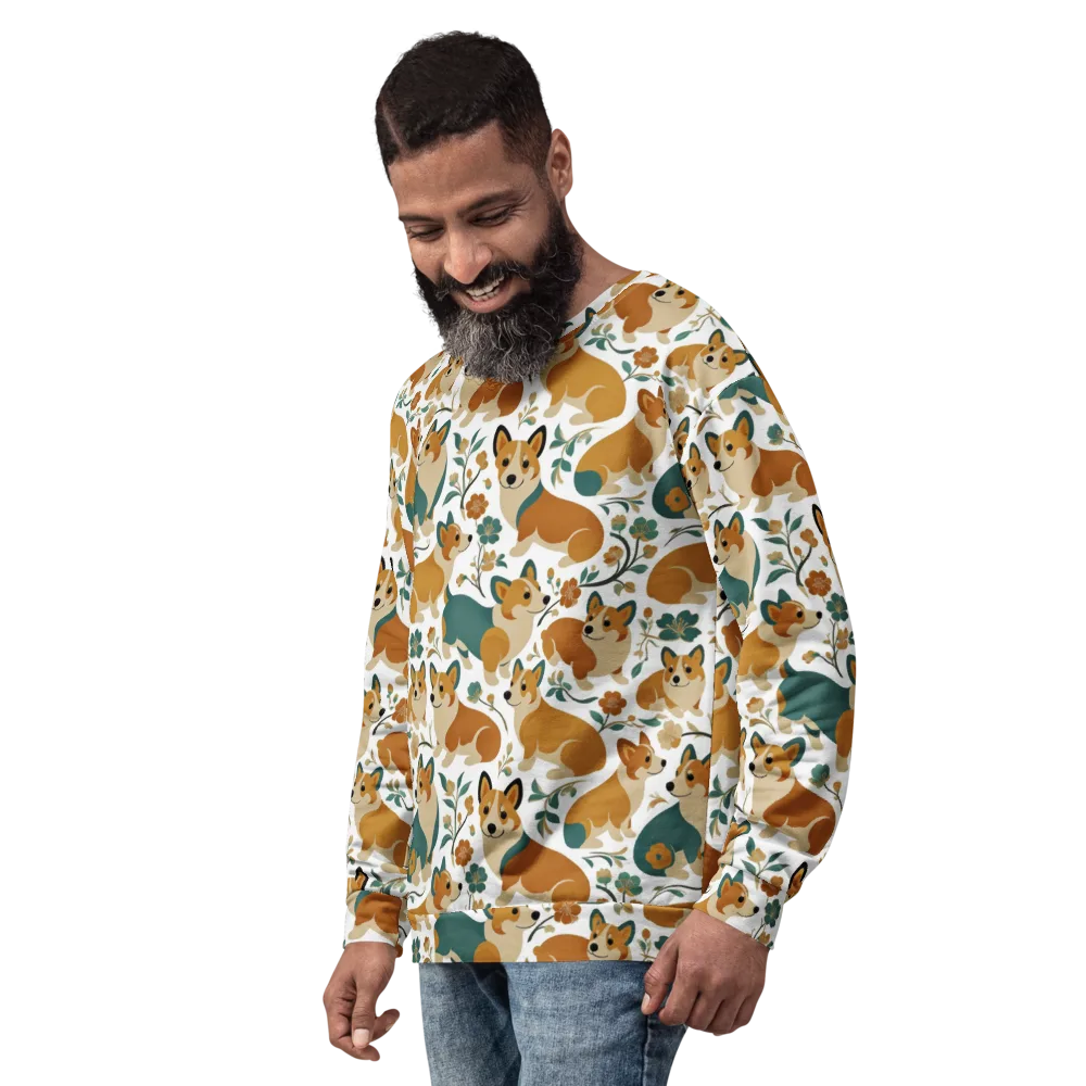 Butterscotch Burrow on Sweatshirt — Left Front