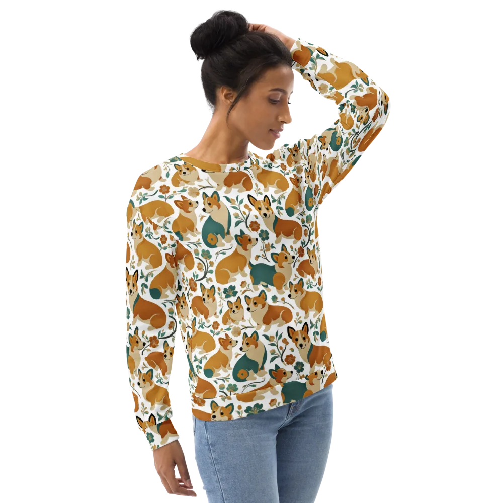 Butterscotch Burrow on Sweatshirt — Right Front