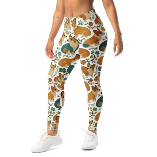 Butterscotch Burrow on a Leggings