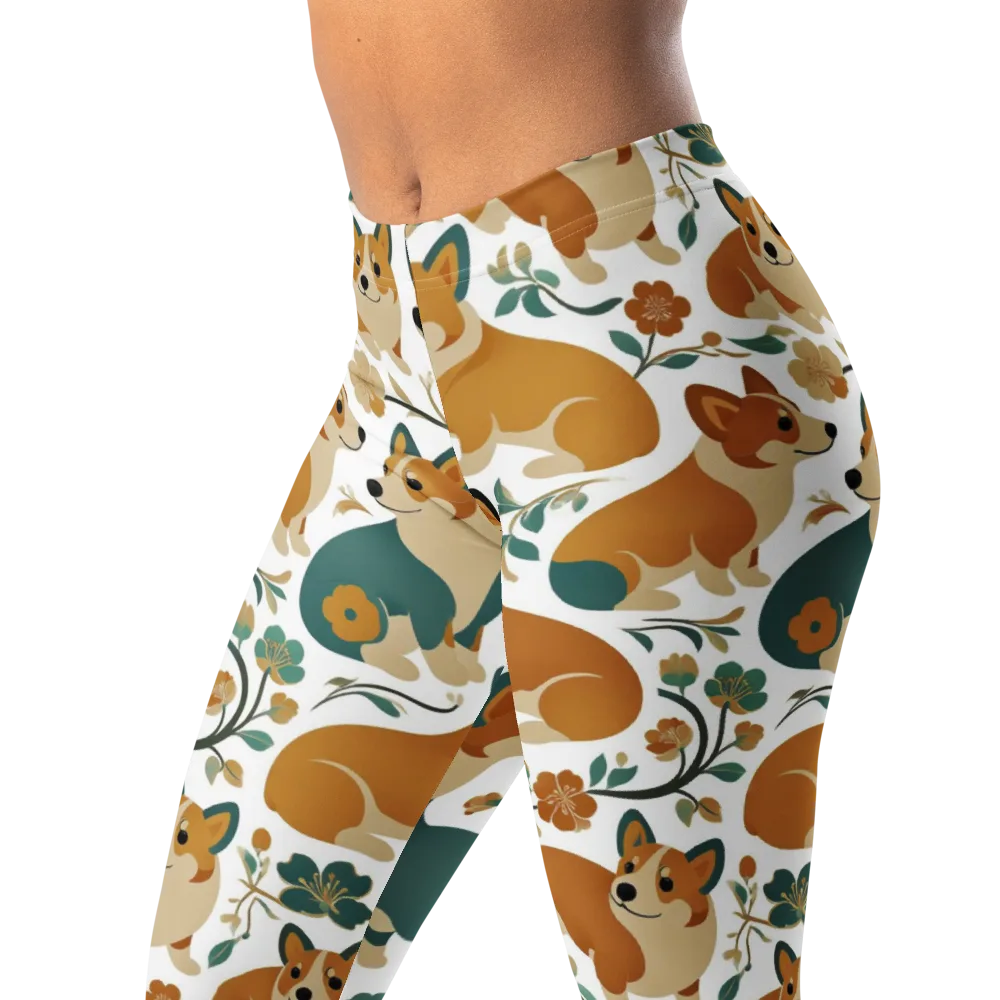 Butterscotch Burrow on Leggings — Left Front