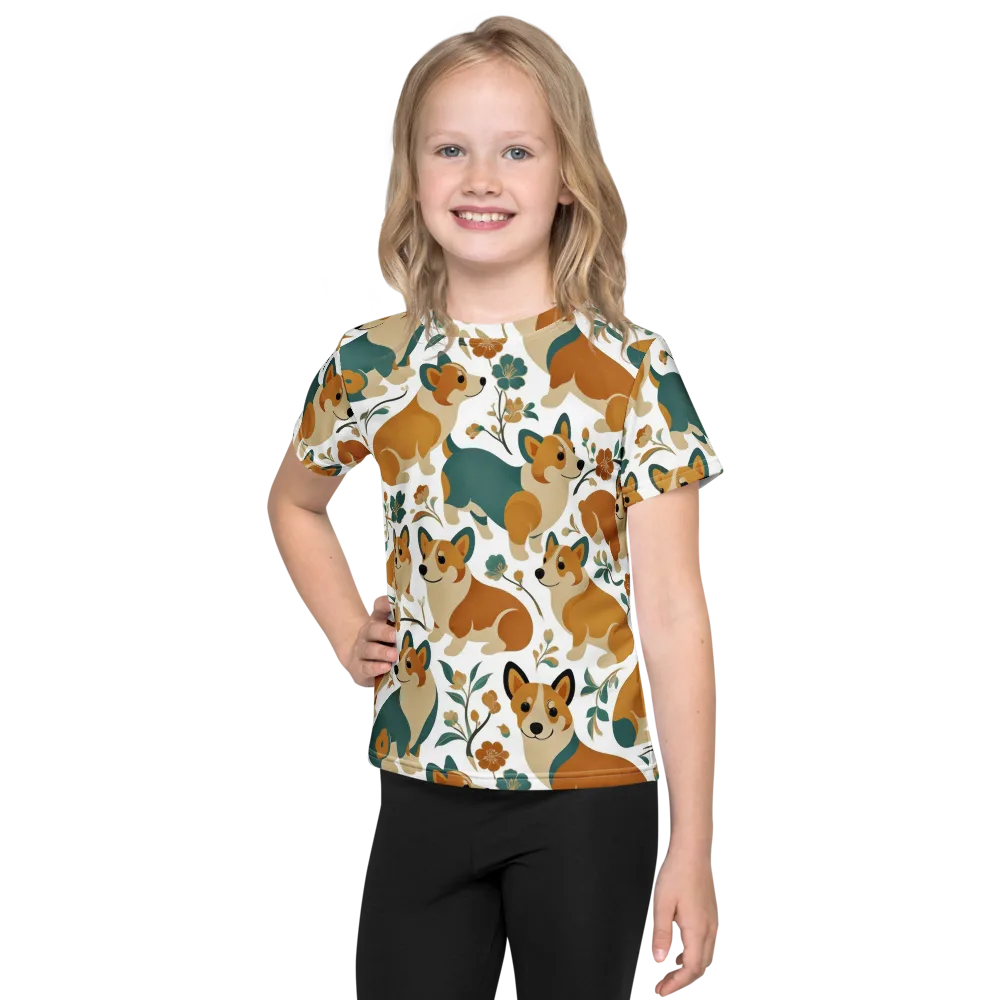 Butterscotch Burrow on Kids Crew Neck T-Shirt — Front