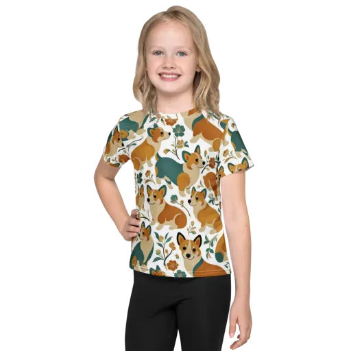 Butterscotch Burrow on a Kids Crew Neck T-Shirt