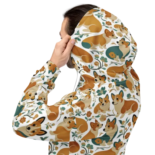 Butterscotch Burrow on a Hoodie