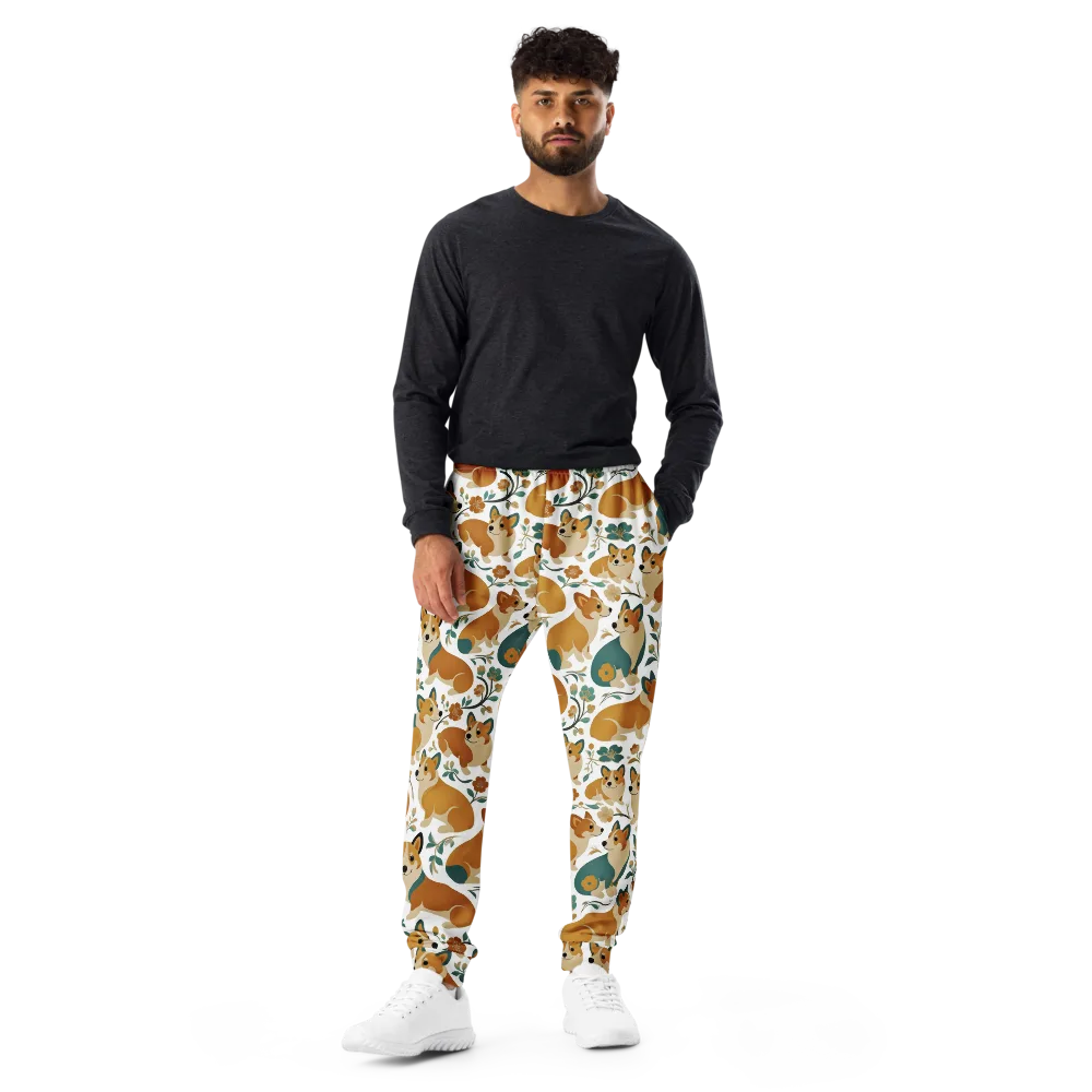 Butterscotch Burrow on Men's Joggers — Front