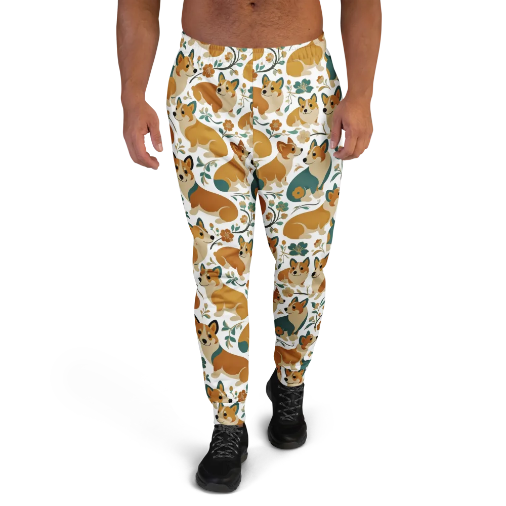 Butterscotch Burrow on Men's Joggers — Front