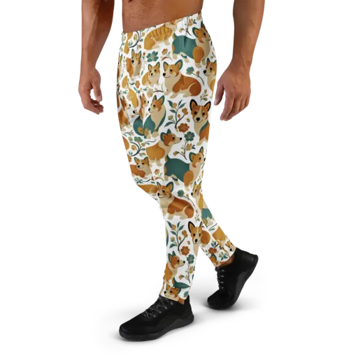 Butterscotch Burrow on a Men's Joggers