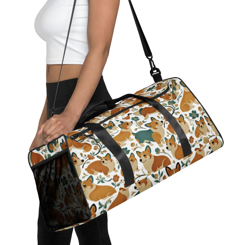 Butterscotch Burrow on Duffle Bag — Front