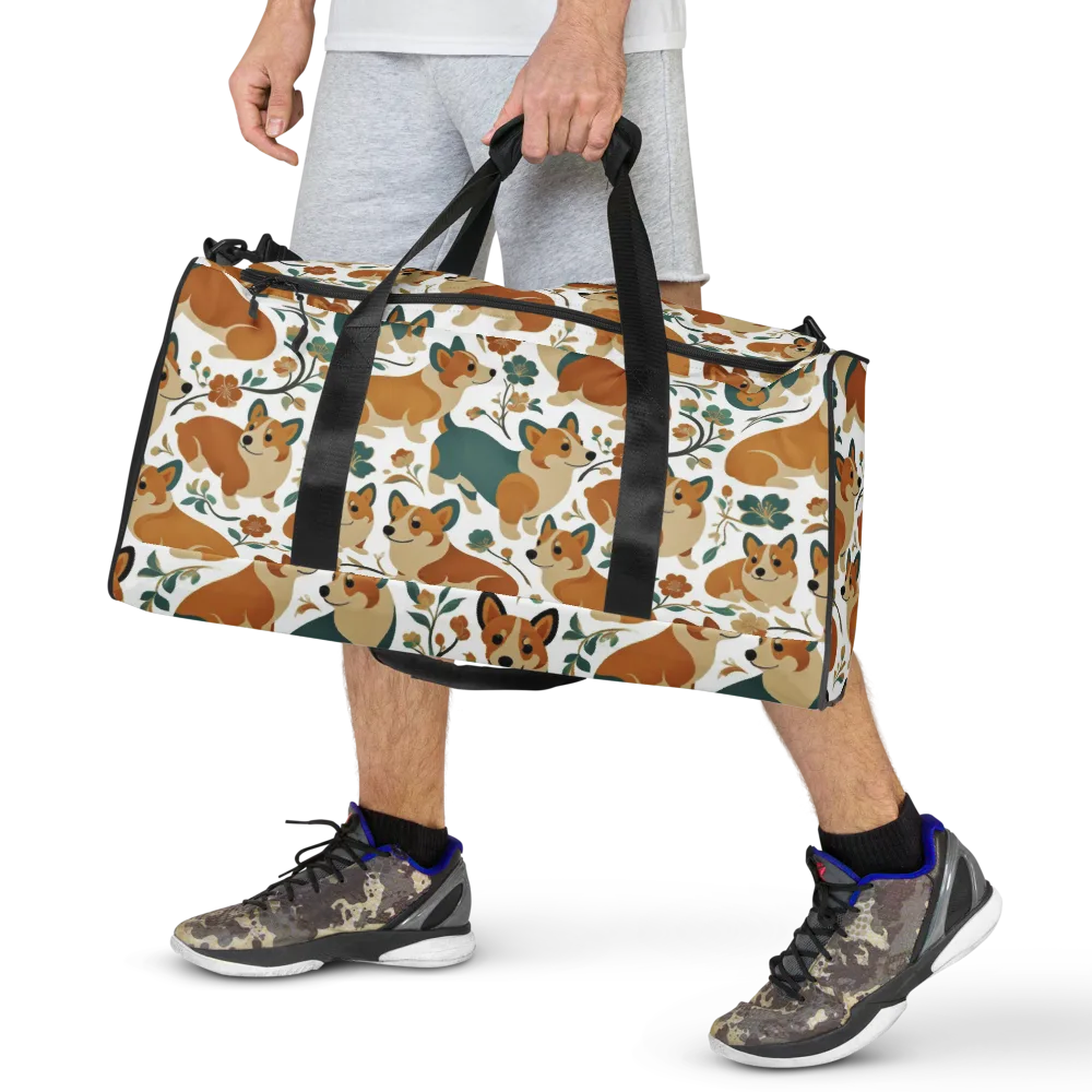 Butterscotch Burrow on Duffle Bag — Front