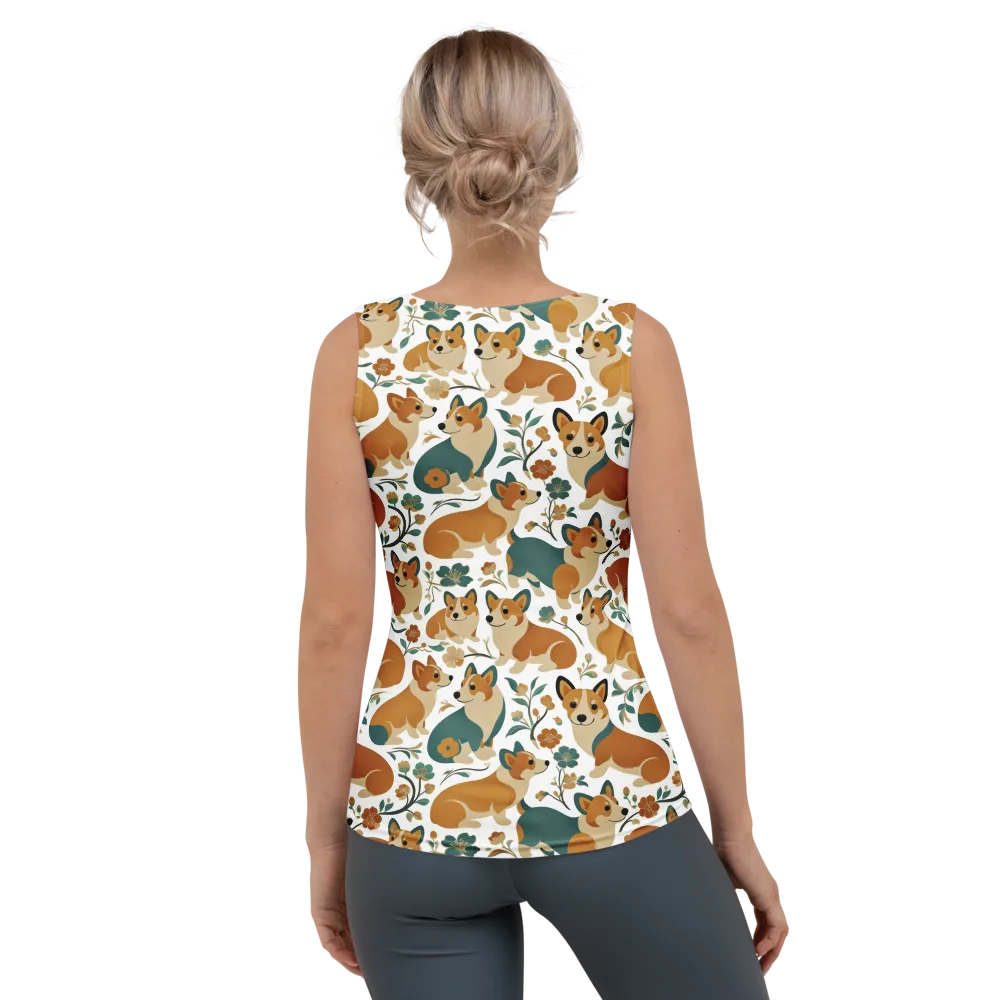 Butterscotch Burrow on Women's Tank Top — Back