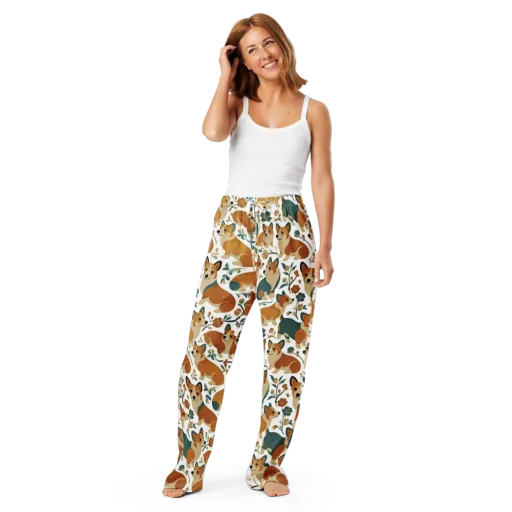 Butterscotch Burrow on a Women's Pajama Pants