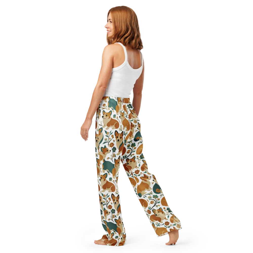 Butterscotch Burrow on Women's Pajama Pants — Back