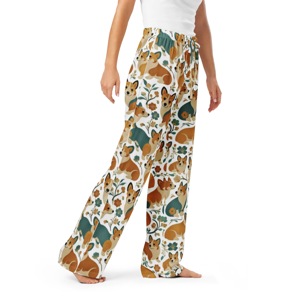 Butterscotch Burrow on Women's Pajama Pants — Right Front