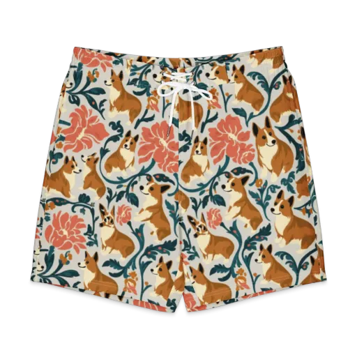 Garden Companions on a Men's Board Shorts