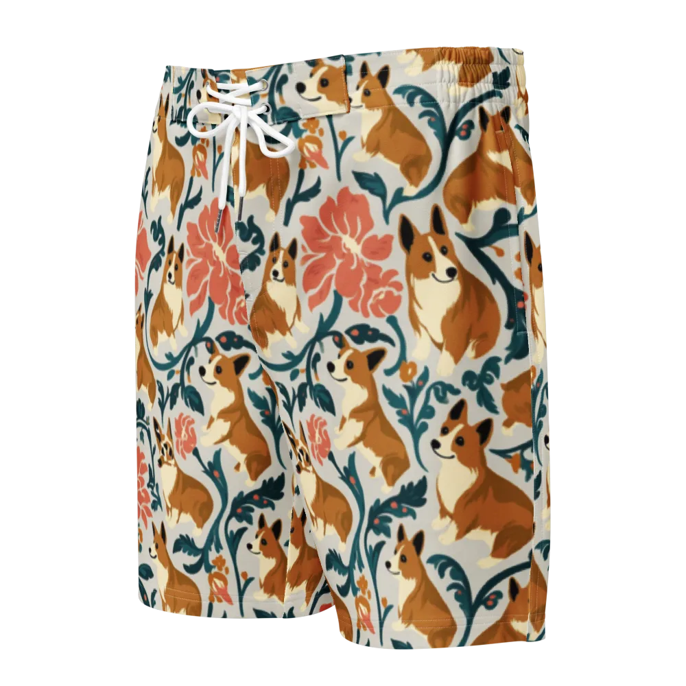 Garden Companions on Men's Board Shorts — Front