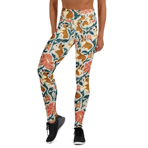 Garden Companions on a Yoga Leggings