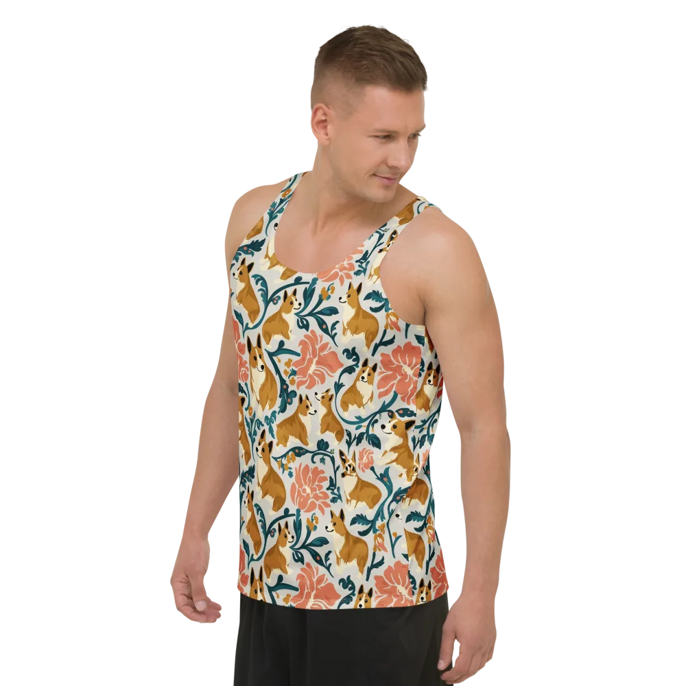 Garden Companions on Men's Tank Top — Left Front