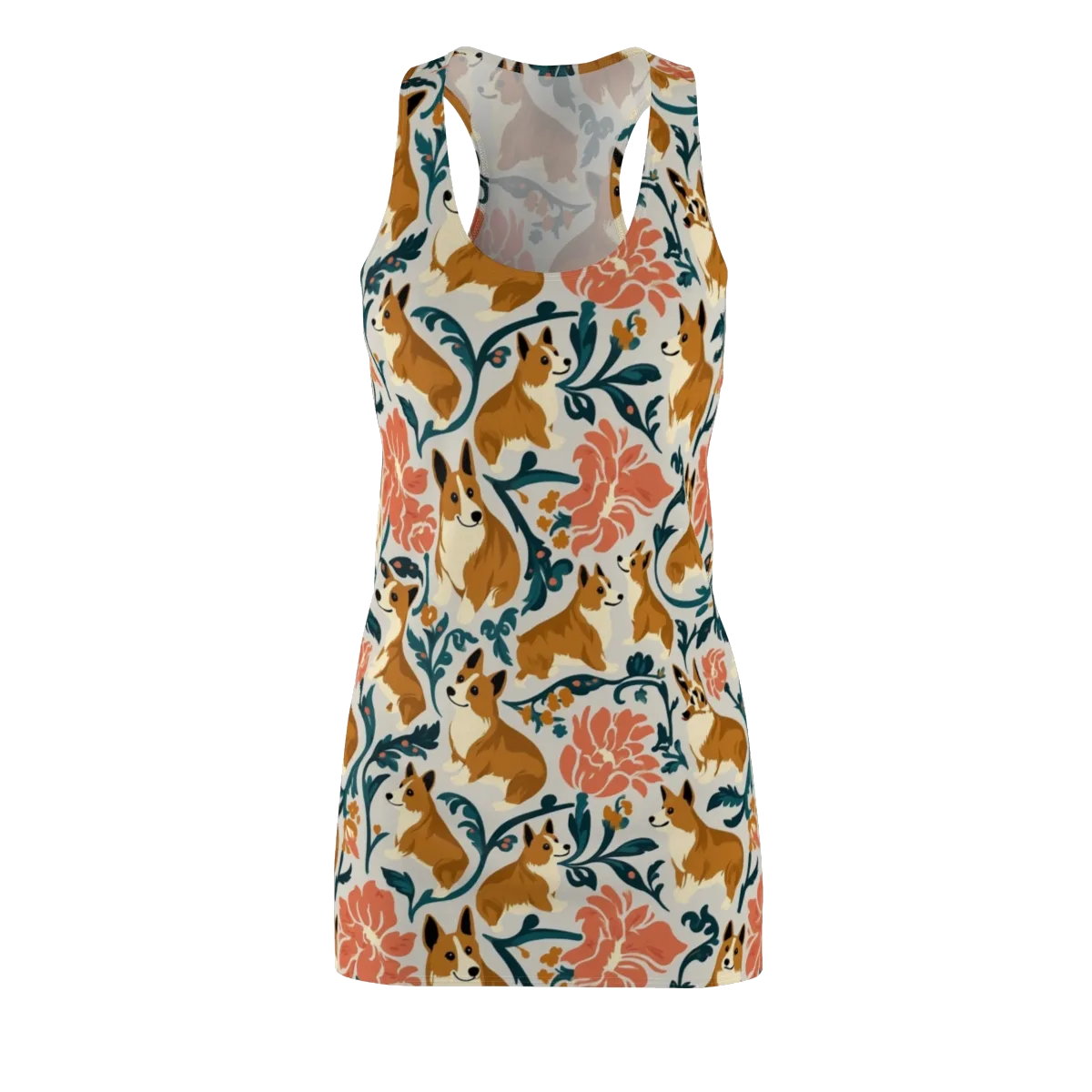 Garden Companions on Racerback Dress — Front