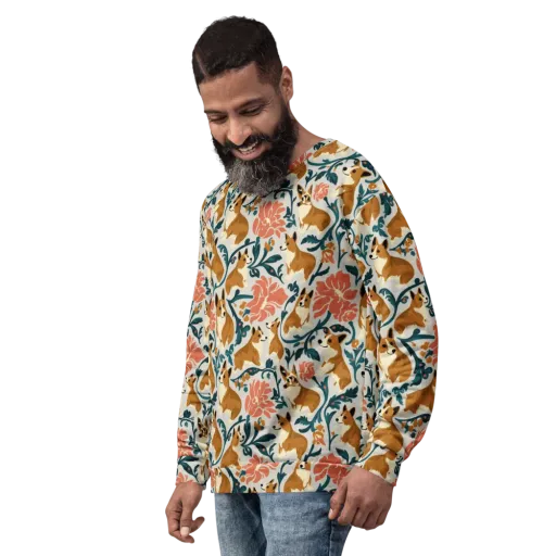 Garden Companions on a Sweatshirt