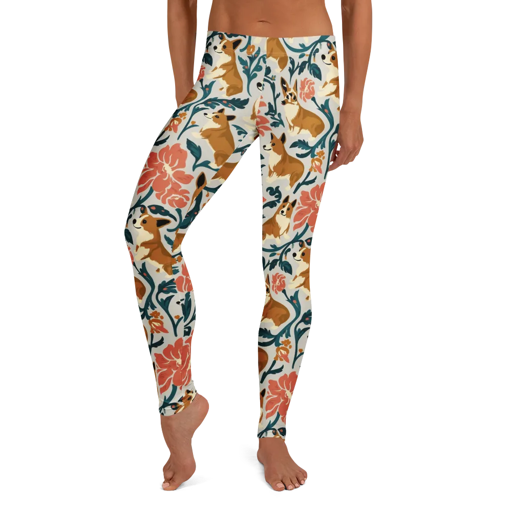 Garden Companions on Leggings — Front